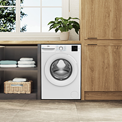 Beko BMN3WT3841W 8kg 1400 Spin RecycledTub Washing Machine - White