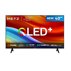 Metz 40MQH6800ZUK 40" HD Smart QLED TV with Freely Power by Tivo - Black